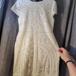 Lulu's white Sequin Dress